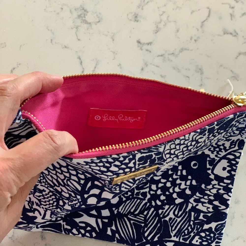 Lilly for Target flat cosmetic bag